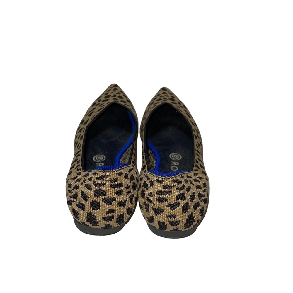 Rothy's The Point Leopard Flats Woman Shoes Size 10 - Picture 4 of 11